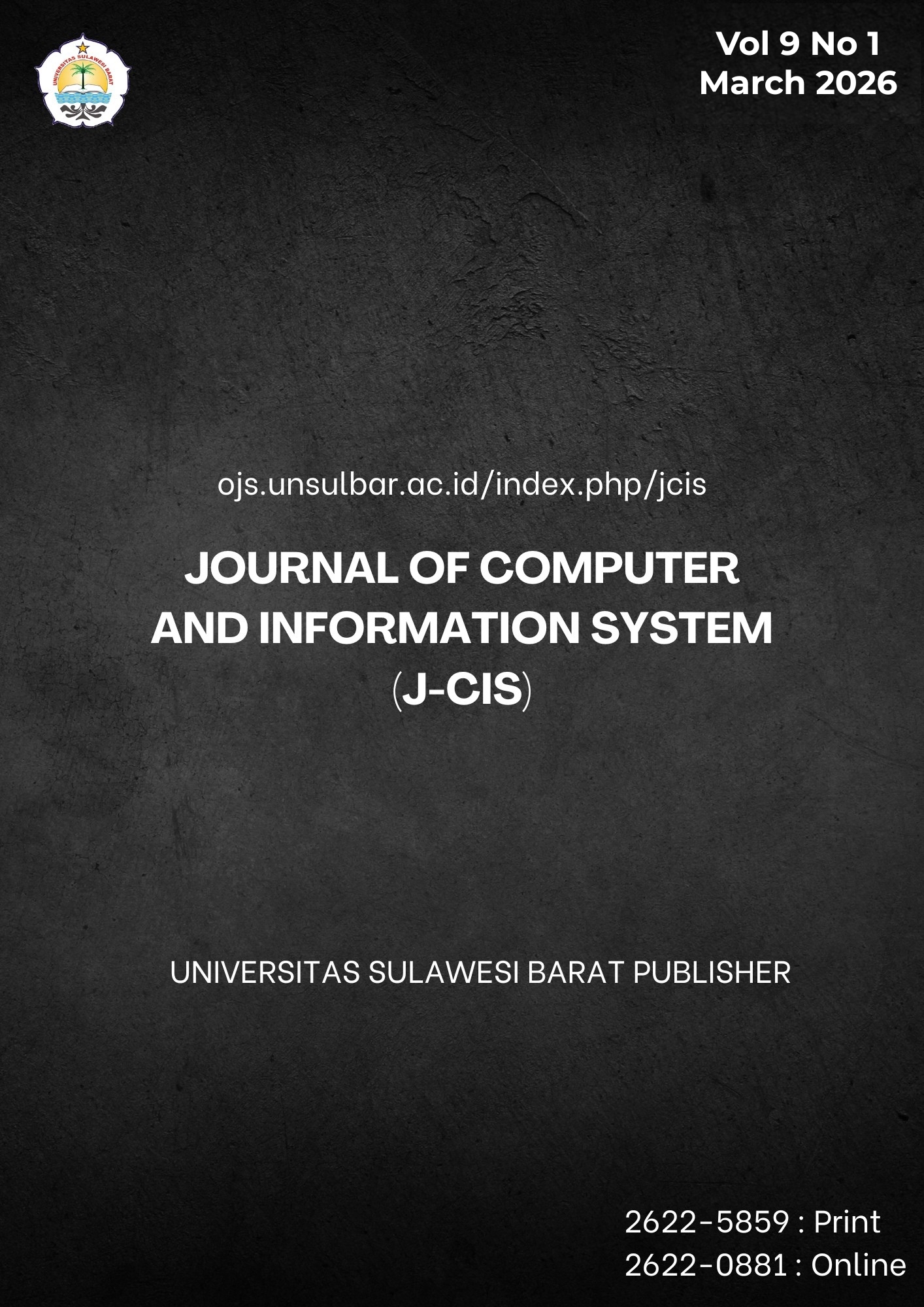 					View Vol. 9 No. 1 (2026): J-CIS Vol. 9 No. 1 Tahun 2026
				