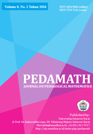 					View Vol. 8 No. 2 (2026): Journal on Pedagogical Mathematics
				