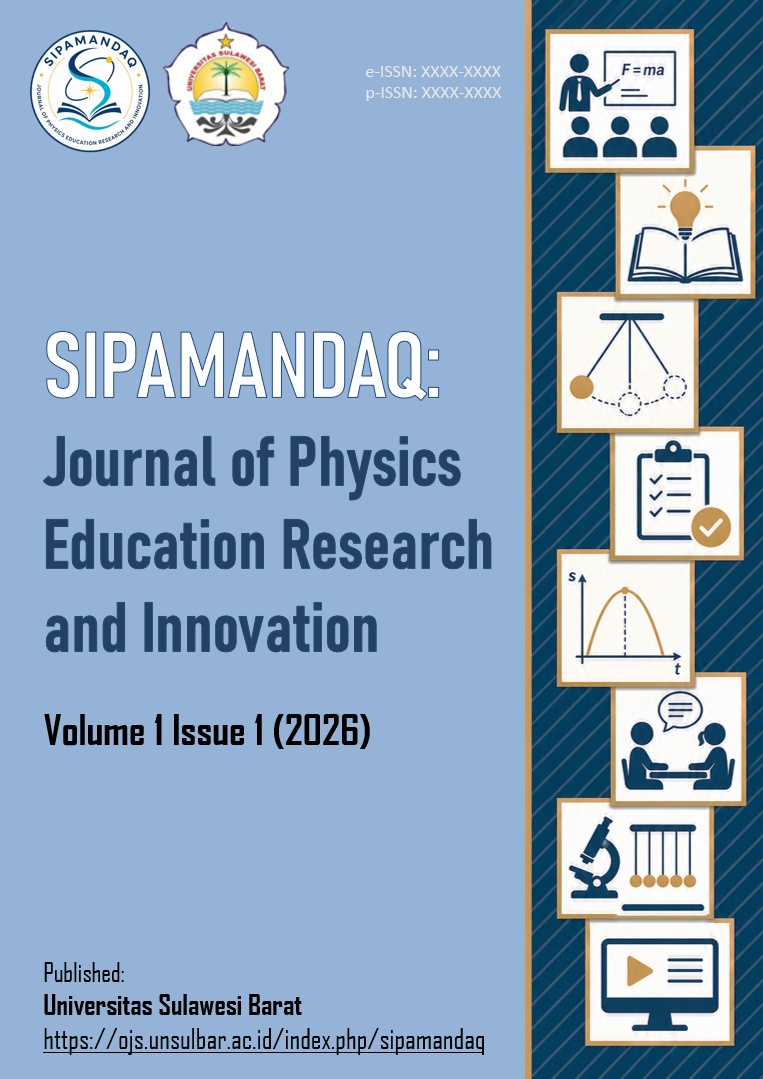 Cover SIPAMANDAQ Volume 1 Issue 1 (2026)